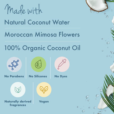 Love Beauty & Planet Coconut Water & Mimosa Flower Daily Moisturising Lotion|Instant Hydration|All Skin Types|Paraben free|400ml